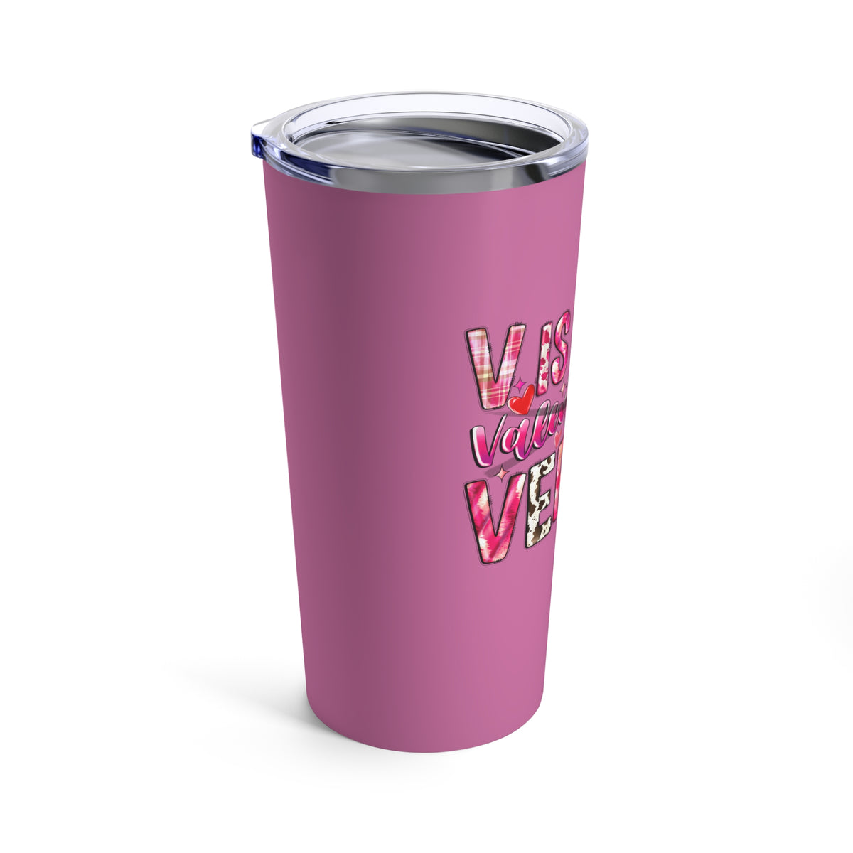 V is for Versed (Valentines) - Tumbler 20oz – rae & grace