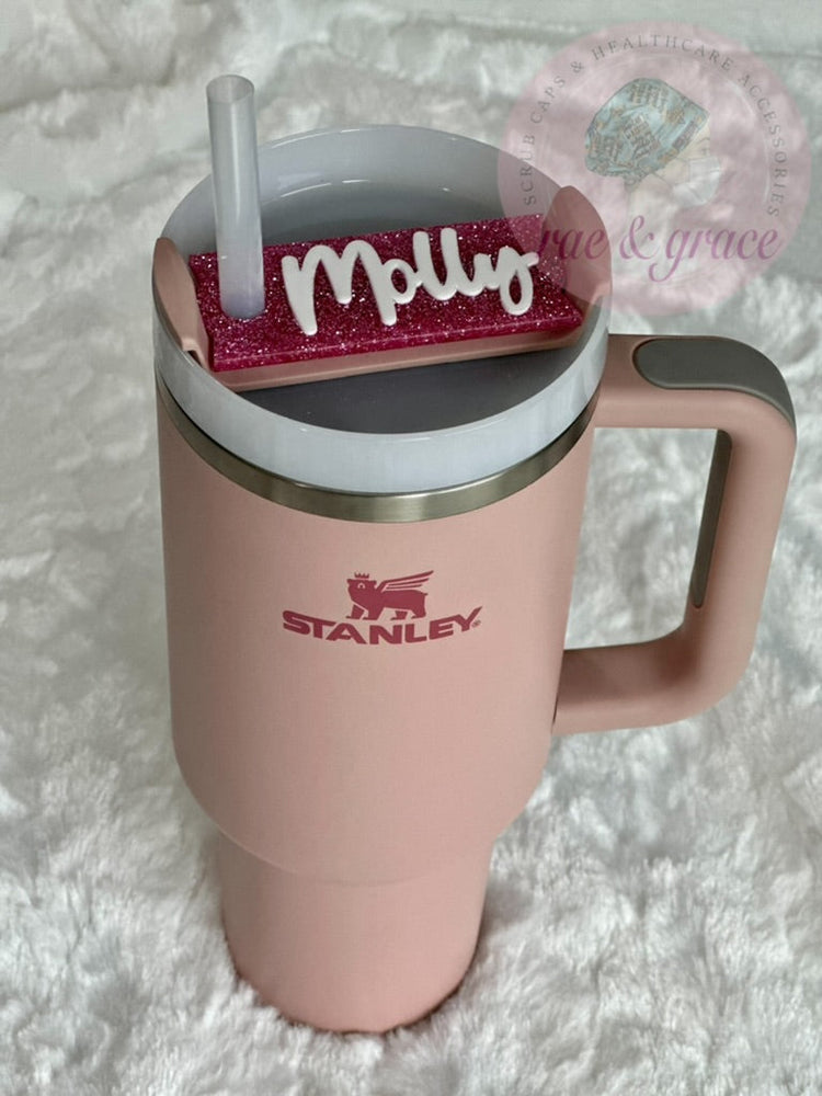 Personalized Stanley Tumbler Name Plates - Colorful - Custom Name