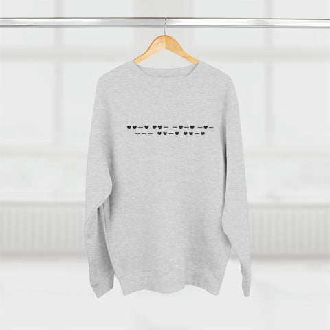 Fuck Off (Morse Code) Crewneck Sweatshirt