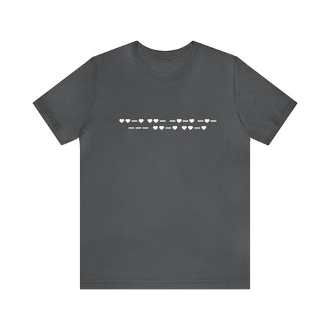 Fuck Off [Morse Code] T-Shirt - Garment-Dyed T-shirt