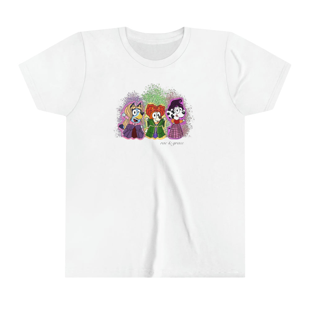 
            
                Load image into Gallery viewer, YOUTH Bluey Hocus Pocus T-shirt
            
        