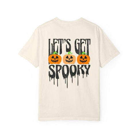 [Front/Back] Let's Get Spooky - Garment-Dyed T-shirt