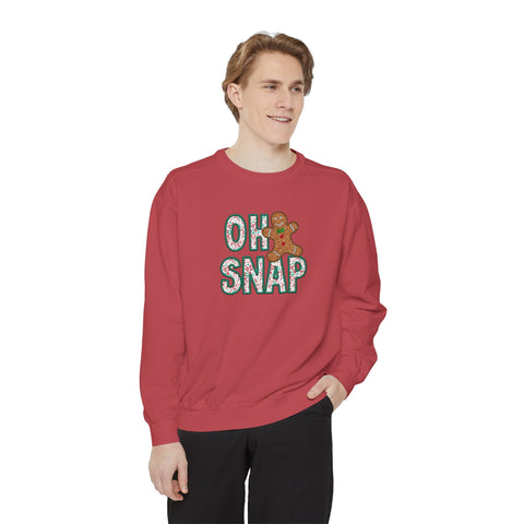 Oh Snap - Garment-Dyed Sweatshirt