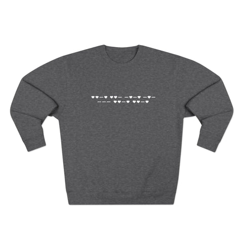 Fuck Off (Morse Code) Crewneck Sweatshirt