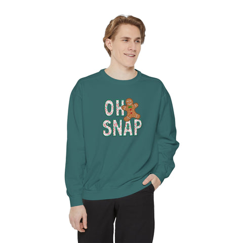 Oh Snap - Garment-Dyed Sweatshirt