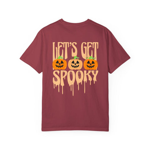 [Front/Back] Let's Get Spooky - Garment-Dyed T-shirt