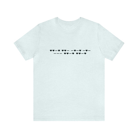 Fuck Off [Morse Code] T-Shirt - Garment-Dyed T-shirt