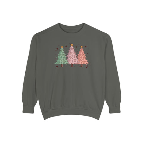 Leopard Trees - Garment-Dyed Sweatshirt