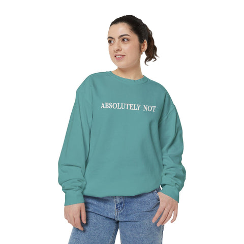 Absolutely Not - Garment-Dyed Sweatshirt