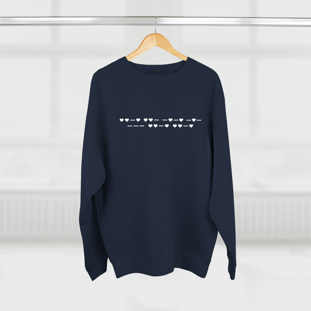 Fuck Off (Morse Code) Crewneck Sweatshirt