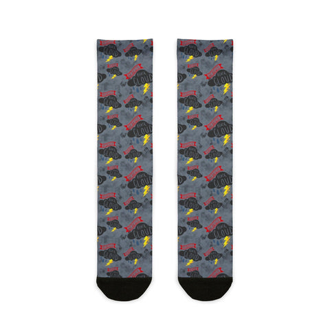 Certified Black Cloud (Crew Socks)