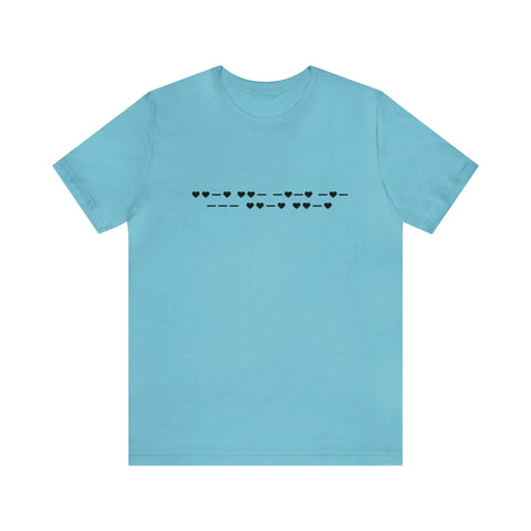 Fuck Off [Morse Code] T-Shirt - Garment-Dyed T-shirt