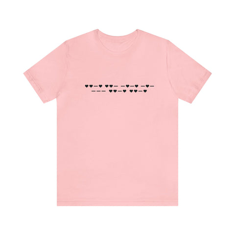 Fuck Off [Morse Code] T-Shirt - Garment-Dyed T-shirt