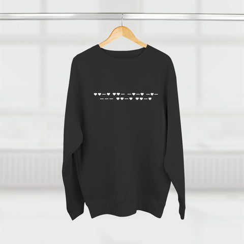 Fuck Off (Morse Code) Crewneck Sweatshirt