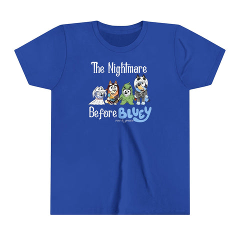 YOUTH The Nightmare Before Bluey T-shirt