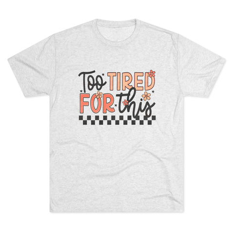 Unisex Tri-Blend Crew Tee