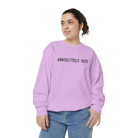 Absolutely Not - Garment-Dyed Sweatshirt