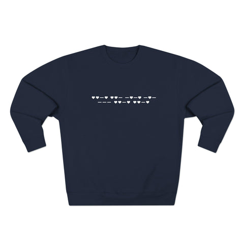 Fuck Off (Morse Code) Crewneck Sweatshirt