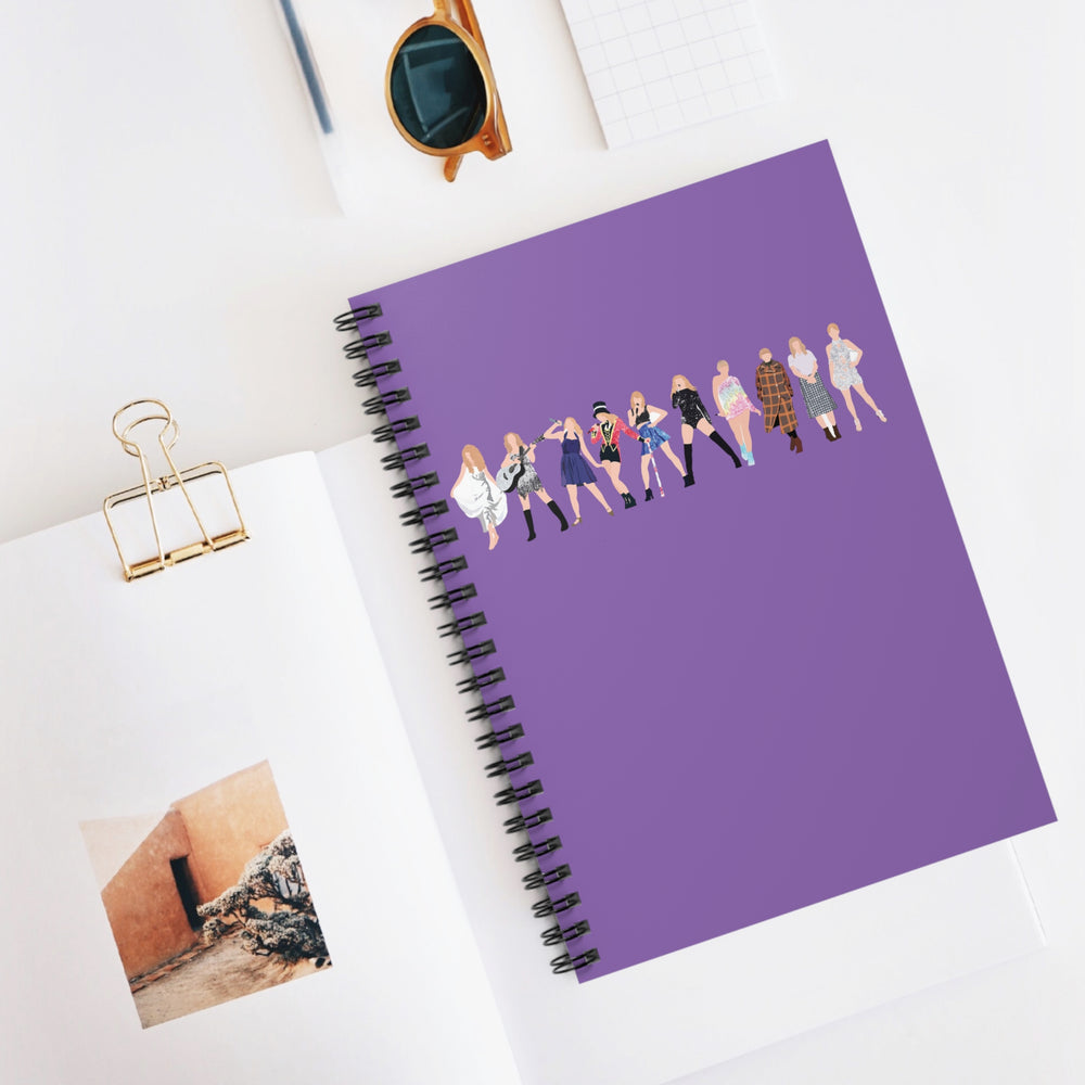 "TS Poses" Spiral Notebook
