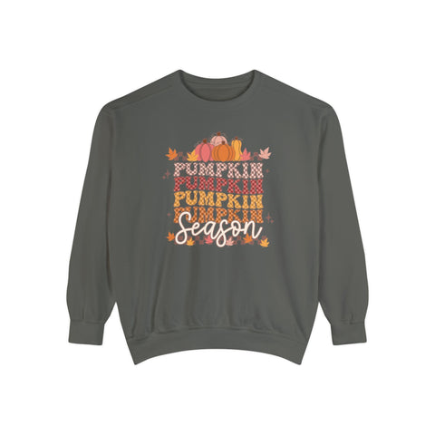 Pumpkin Season - Garment-Dyed Sweatshirt