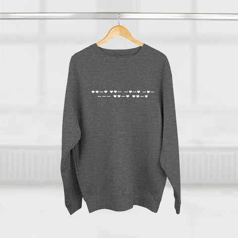 Fuck Off (Morse Code) Crewneck Sweatshirt