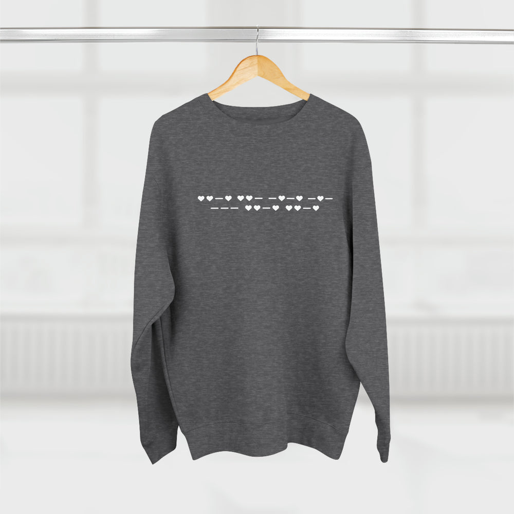 Fuck Off (Morse Code) Crewneck Sweatshirt