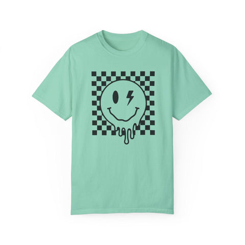 Melting [Retro] Smiley  - Garment-Dyed T-shirt