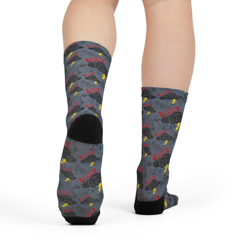 Certified Black Cloud (Crew Socks)