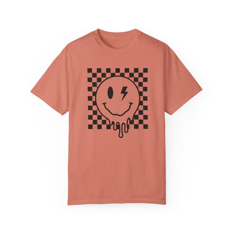 Melting [Retro] Smiley  - Garment-Dyed T-shirt