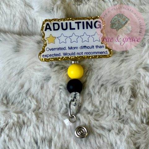 Adulting - 1 out of 5 Stars - Badge Reel