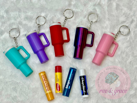 NEW COLORS!!! Miniature Tumbler Keychain