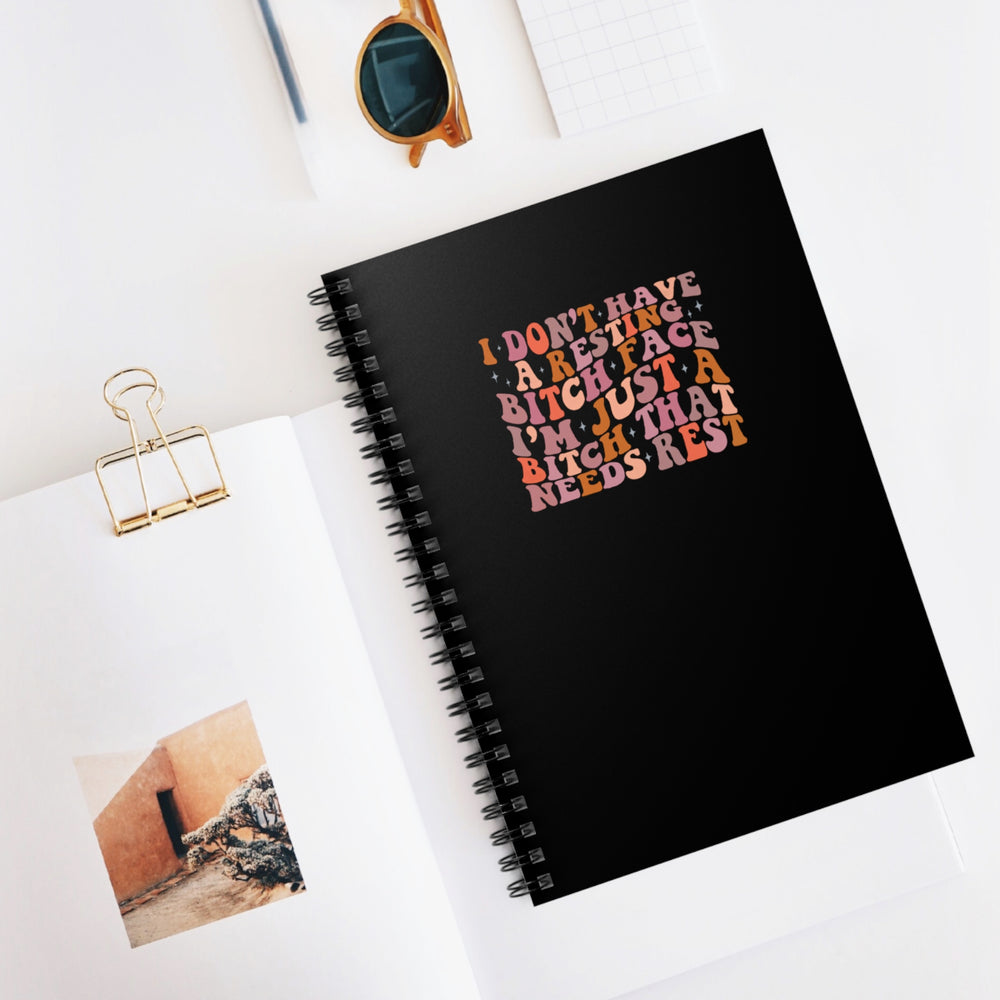 
            
                Load image into Gallery viewer, &amp;quot;RBF&amp;quot; - Spiral Notebook
            
        