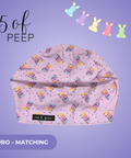 5 Of Peep - Scrub Cap - rae & grace - Euro - Matching Top