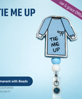 Tie me Up - Badge Reel - rae & grace - Permanent/Beads