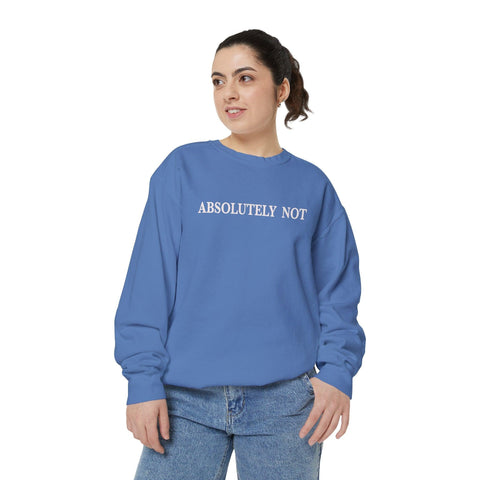 Absolutely Not - Garment-Dyed Sweatshirt