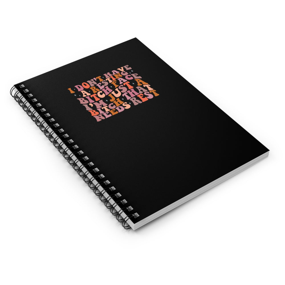 "RBF" - Spiral Notebook
