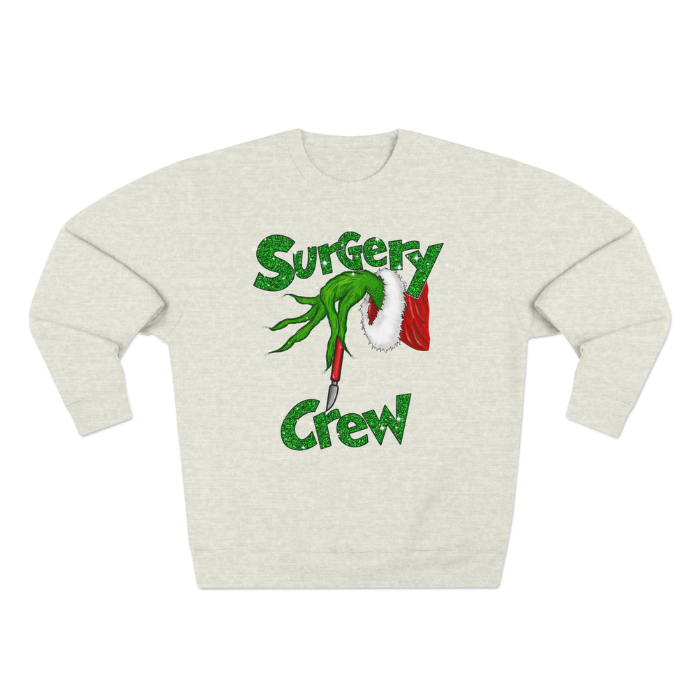 
            
                Load image into Gallery viewer, Grinch &amp;quot;Surgery Crew&amp;quot; Crewneck Sweatshirt
            
        