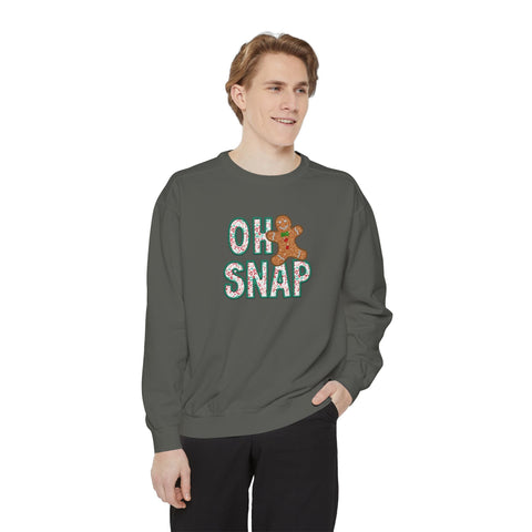 Oh Snap - Garment-Dyed Sweatshirt