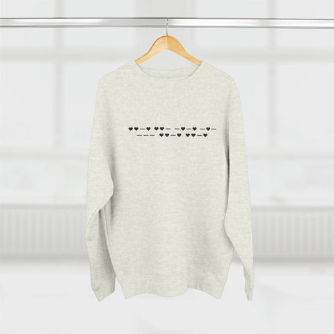 Fuck Off (Morse Code) Crewneck Sweatshirt