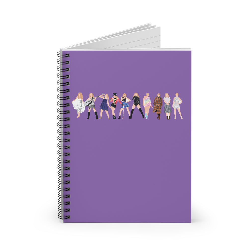 "TS Poses" Spiral Notebook