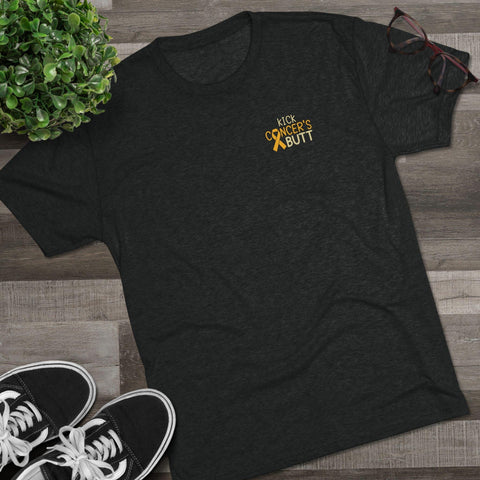 Childhood Cancer [front/back] - Tri-Blend Crew Tee