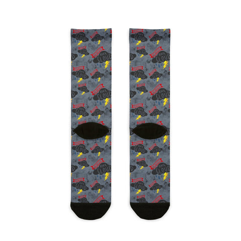 Certified Black Cloud (Crew Socks)