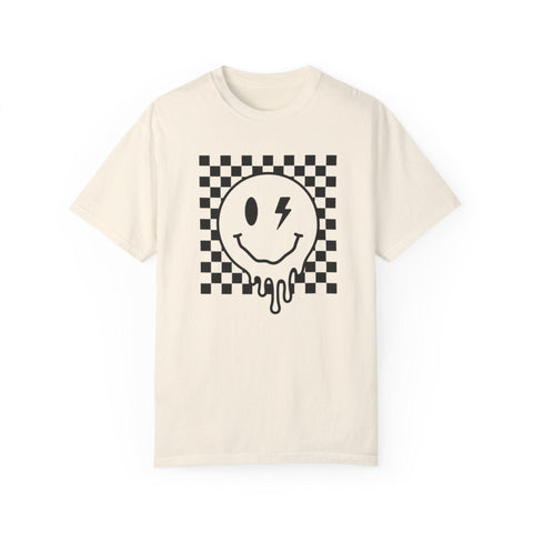 Melting [Retro] Smiley  - Garment-Dyed T-shirt