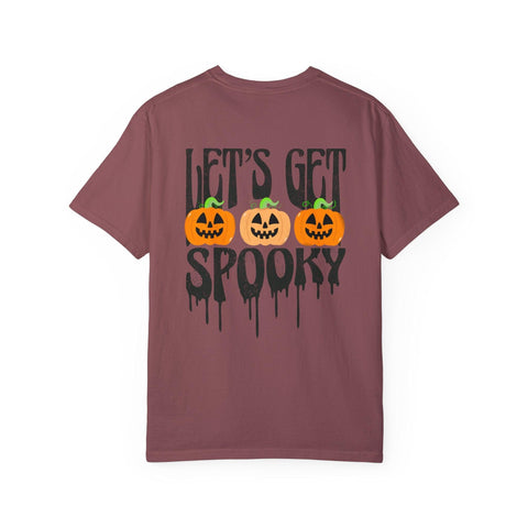 [Front/Back] Let's Get Spooky - Garment-Dyed T-shirt