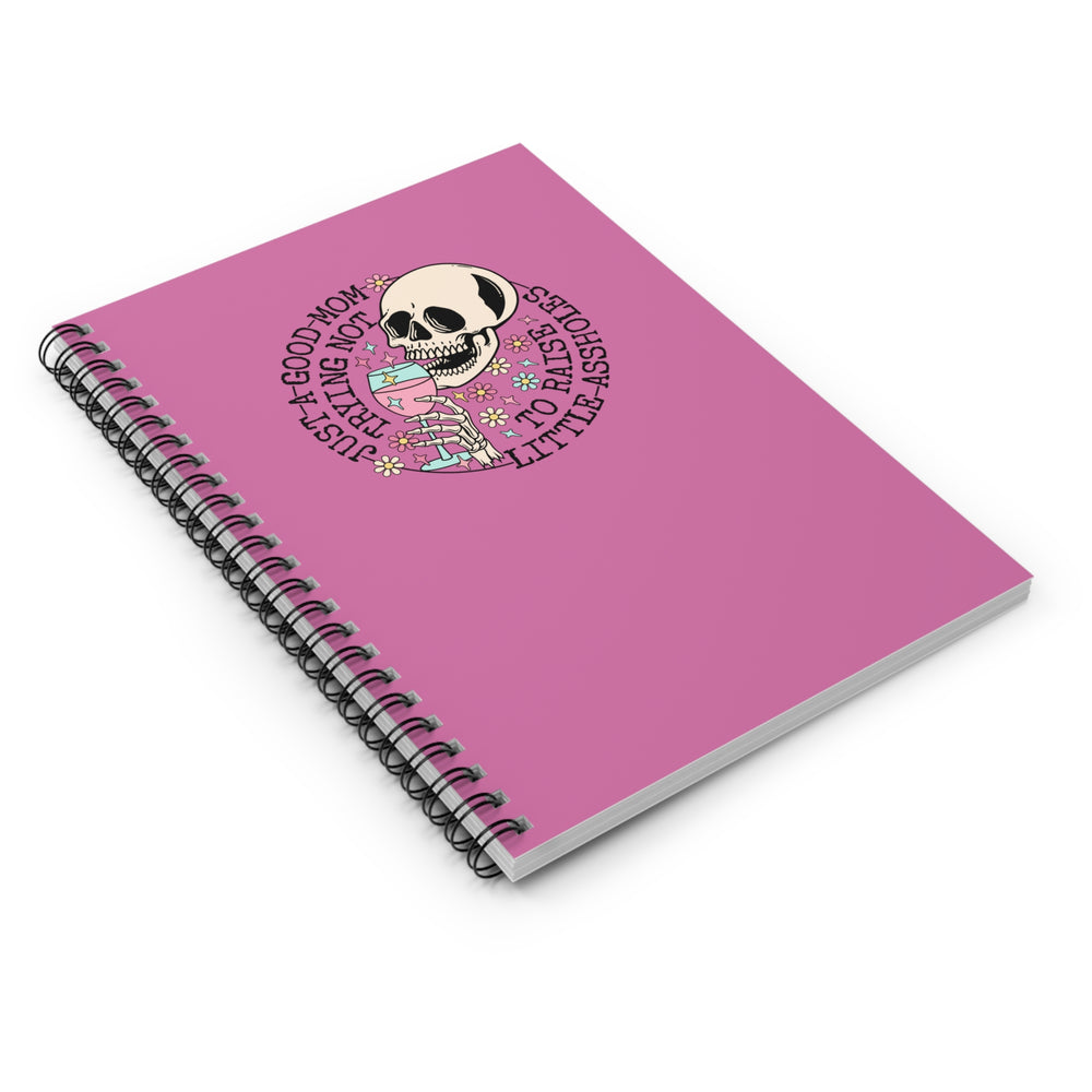 
            
                Load image into Gallery viewer, &amp;quot;Just A Good Mom...&amp;quot; Spiral Notebook
            
        