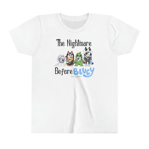 YOUTH The Nightmare Before Bluey T-shirt