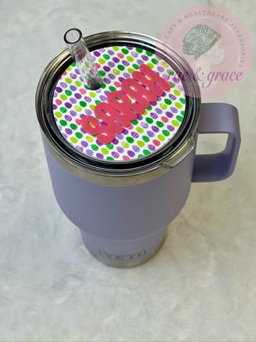 Easter Egg Printed Personalized (Name) -  Tumbler Tag