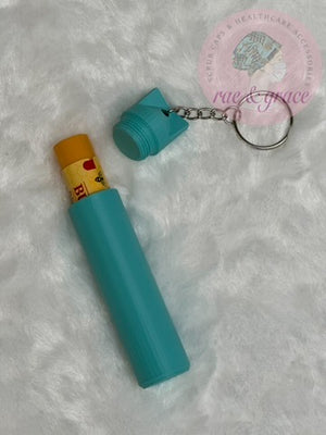 Keychain Cylinder for Chapstick, Pills, Money, ect...