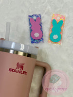 Easter Bunny Butt - Tumbler Tag