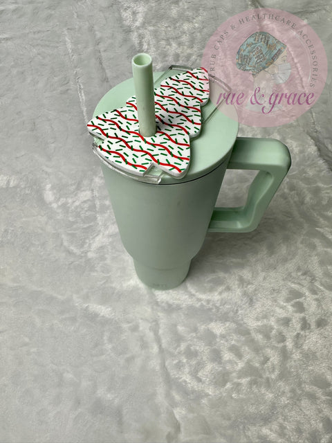 Christmas Tree Cake (Name) Tumbler Tag